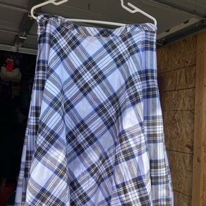 Tatyana plaid pinup skirt